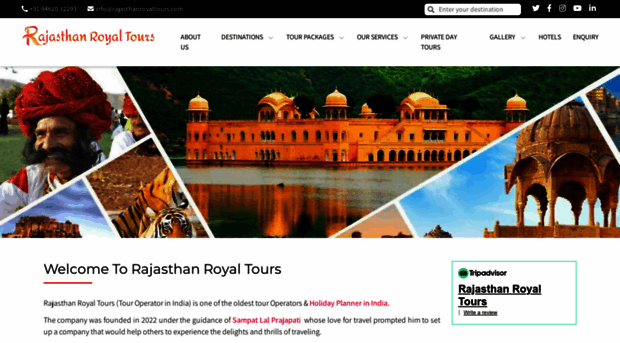 rajasthanroyaltours.com