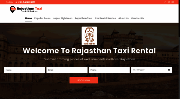 rajasthantaxirental.com