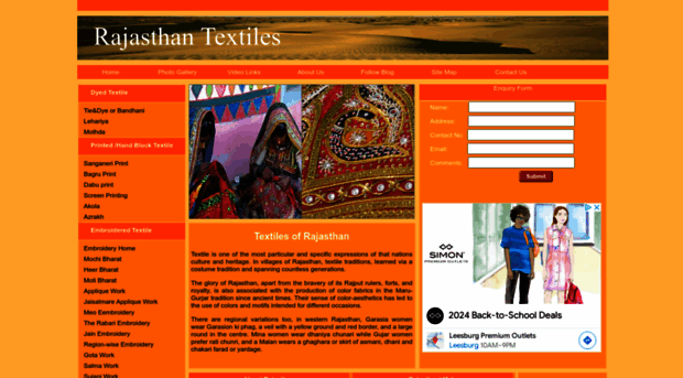 rajasthantextile.com
