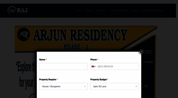 rajconstructionbilaspur.com