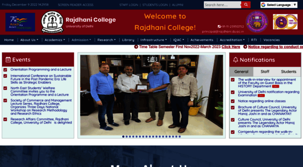 rajdhanicollege.ac.in