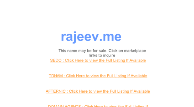 rajeev.me