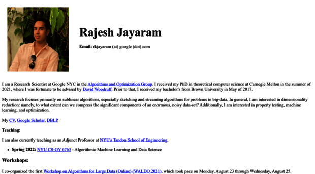 rajeshjayaram.com