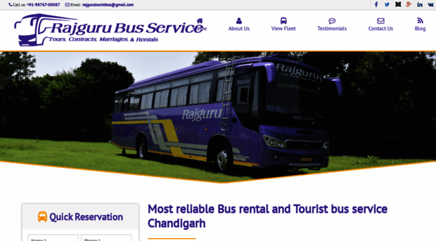 rajgurutouristbus.com