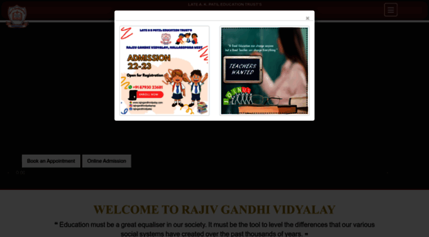 rajivgandhividyalay.com