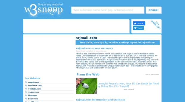 rajmail.com.w3snoop.com