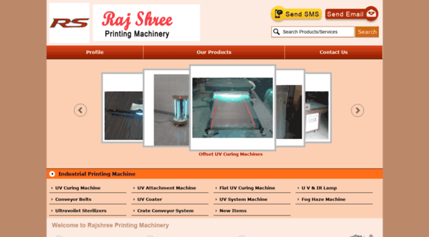 rajshreeprintingmachinery.com