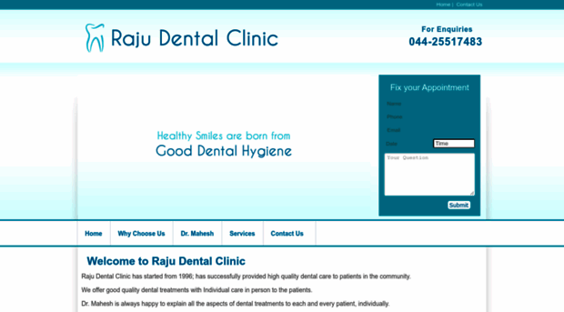 rajudentalclinic.com