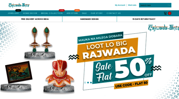 rajwadaarts.com