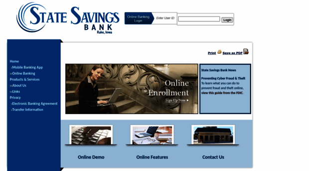 rakestatesavingsbank.com