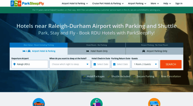 raleighdurham.parksleepfly.com