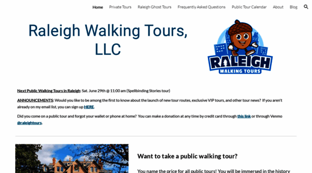 raleighwalkingtours.com