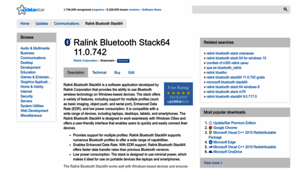 ralink-bluetooth-stack64.updatestar.com