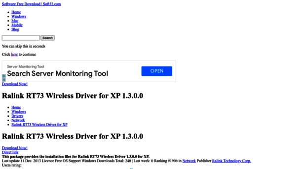 ralink-rt73-wireless-driver-for-xp.soft32.com
