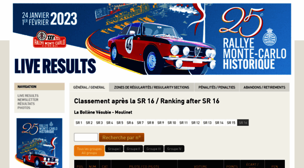 rallyliveresults.com