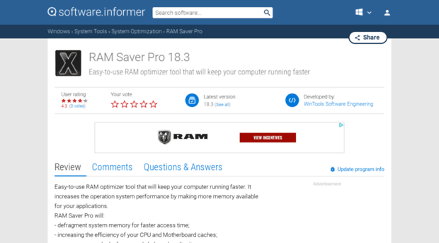 ram-saver-pro.software.informer.com