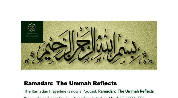 ramadanprayerline.com