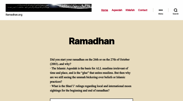 ramadhan.org