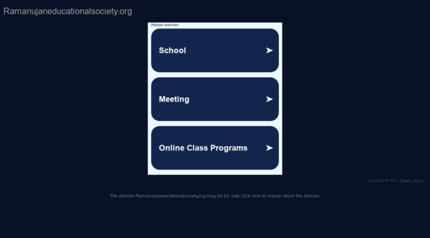 ramanujaneducationalsociety.org