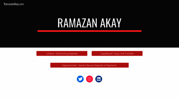 ramazanakay.com