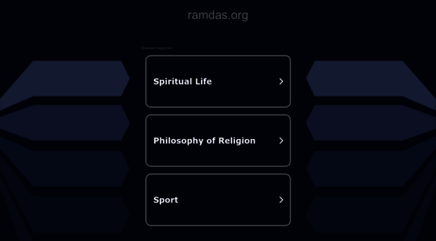 ramdas.org