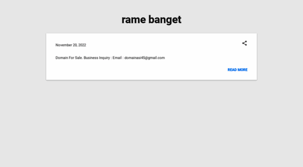 ramebanget.com