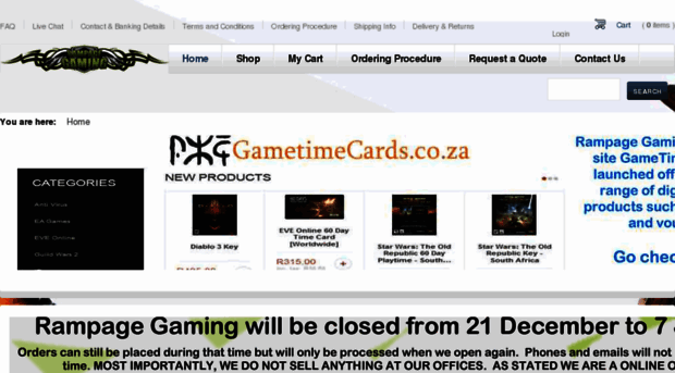 rampage-gaming.co.za