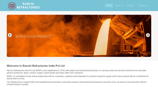 ranchirefractories.com