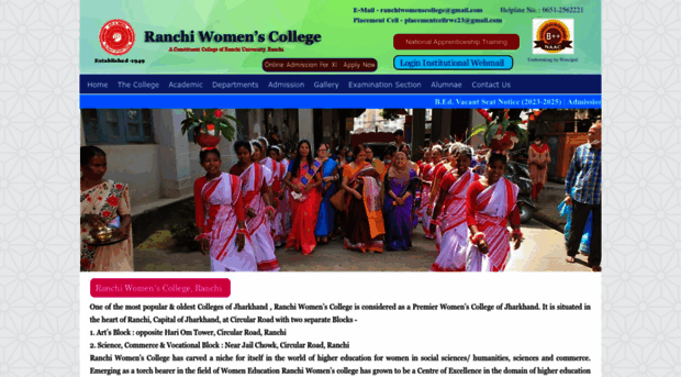 ranchiwomenscollege.org