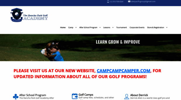 ranchoparkgolfacademy.com