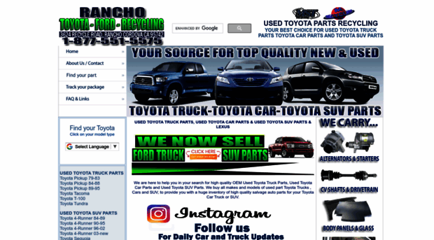 ranchotoyotatruckparts.com