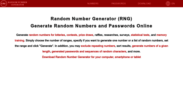 random-number-generator.com
