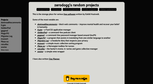 random.zerodogg.org
