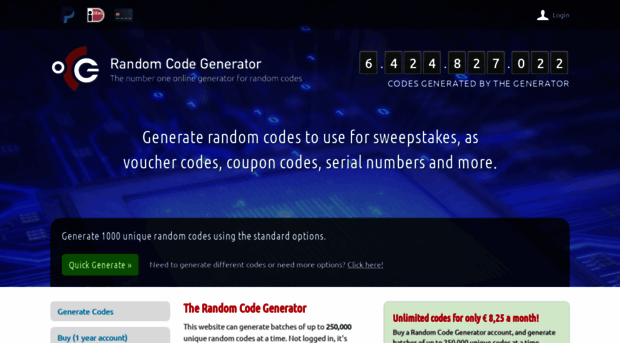 randomcodegenerator.nl