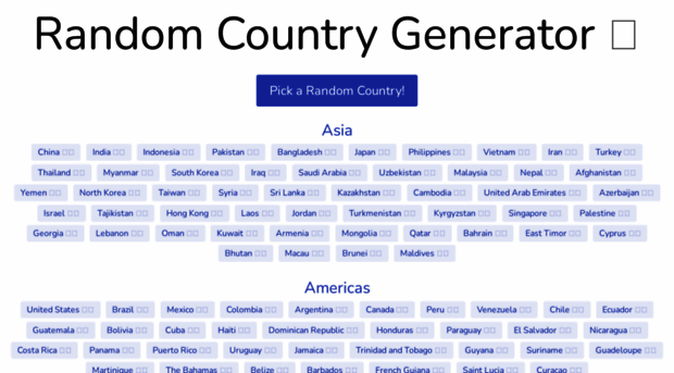 randomcountrygenerator.com