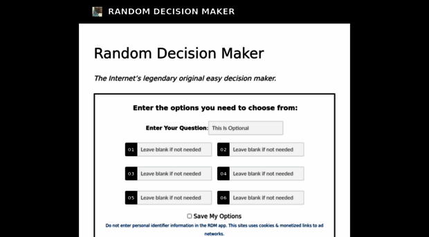 randomdecisionmaker.com