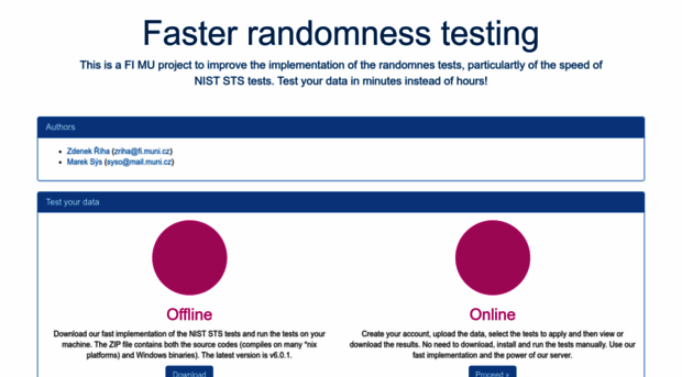 randomness-tests.fi.muni.cz