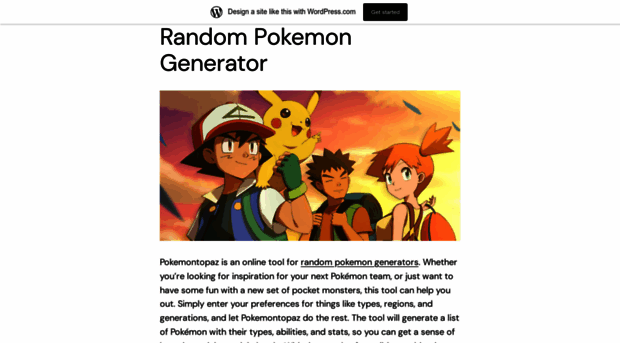 randompokemon.game.blog