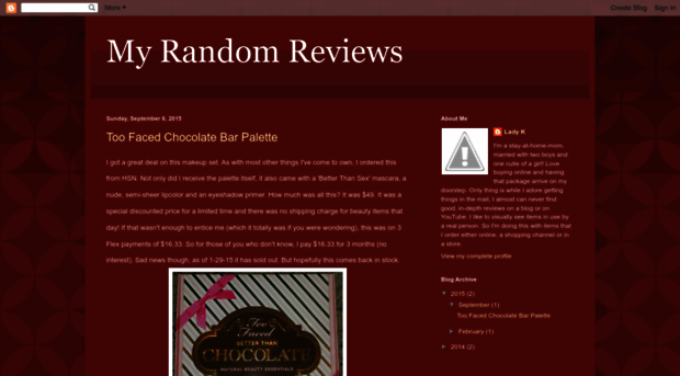 randomreviews123.blogspot.com