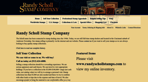 randyschollstampcompany.com