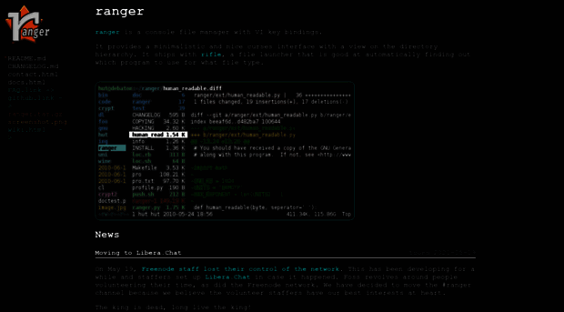 ranger.nongnu.org