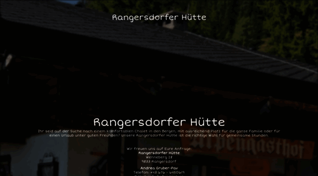 rangersdorferhuette.at