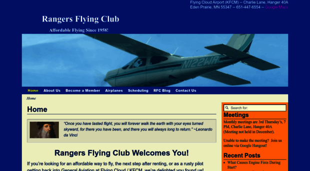 rangersflyingclub.org