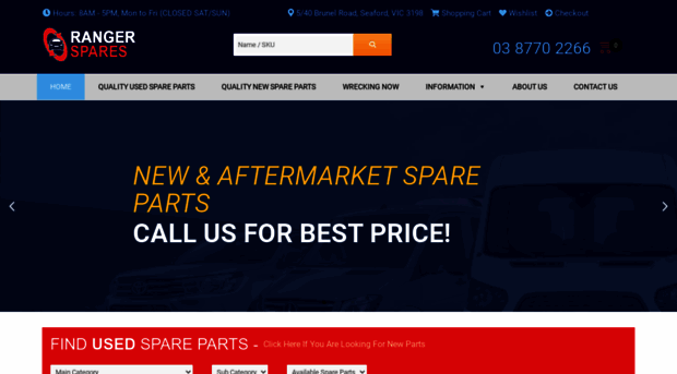 rangerspares.com.au