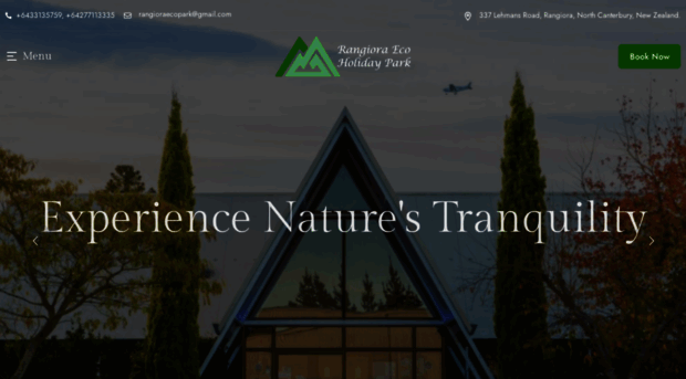rangioraecoholidaypark.co.nz