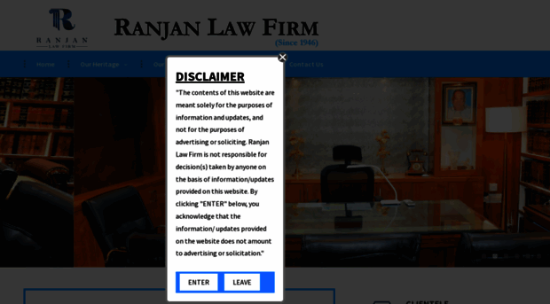 ranjanlawfirm.com