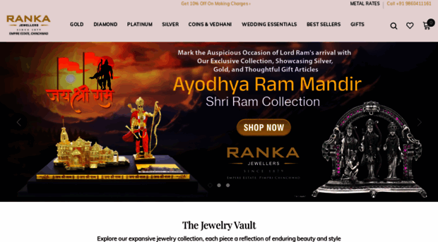 rankajewellers.in