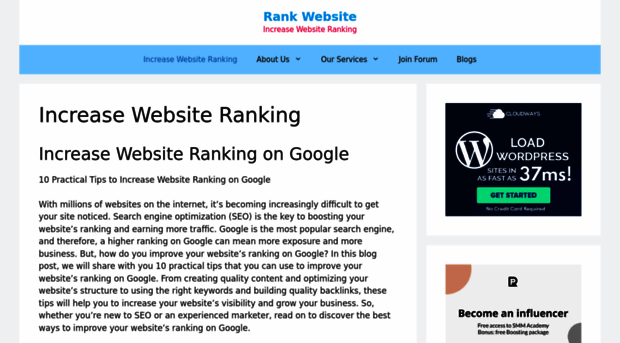 rankwebsite.org