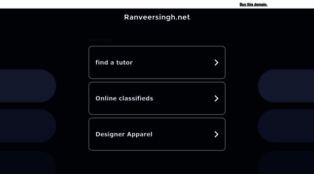 ranveersingh.net