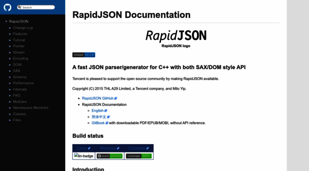 rapidjson.org